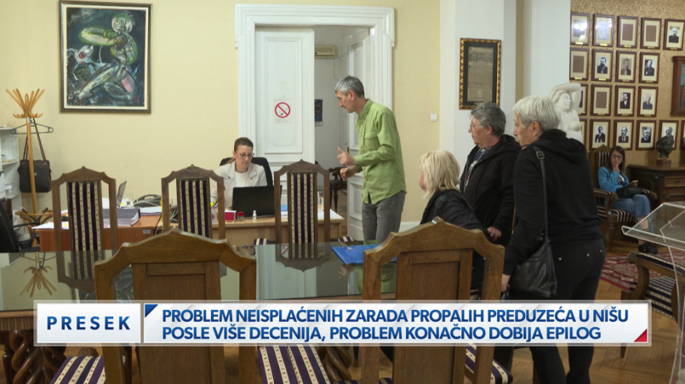 (VIDEO) Višedecenijski problem neisplaćenih zarada u Nišu: Radnici čekali 30 godina, firme im duguju i po 100 plata