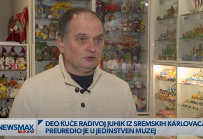 (VIDEO) "Sve što podseća na detinjstvo, možeš da vidiš tu": Radivoje deo kuće preuredio u muzej figurica, ima ih 18.000