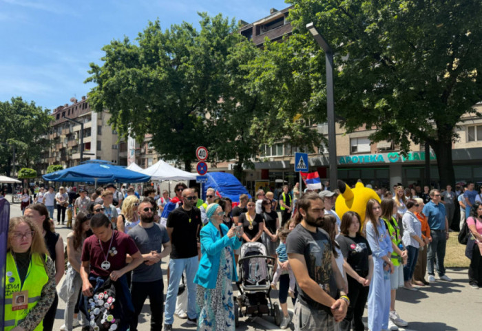 (FOTO/VIDEO)  "PO spas za sve nas": Studentski protest u Požarevcu, orgnazivovane brojne ativnosti i muzički program