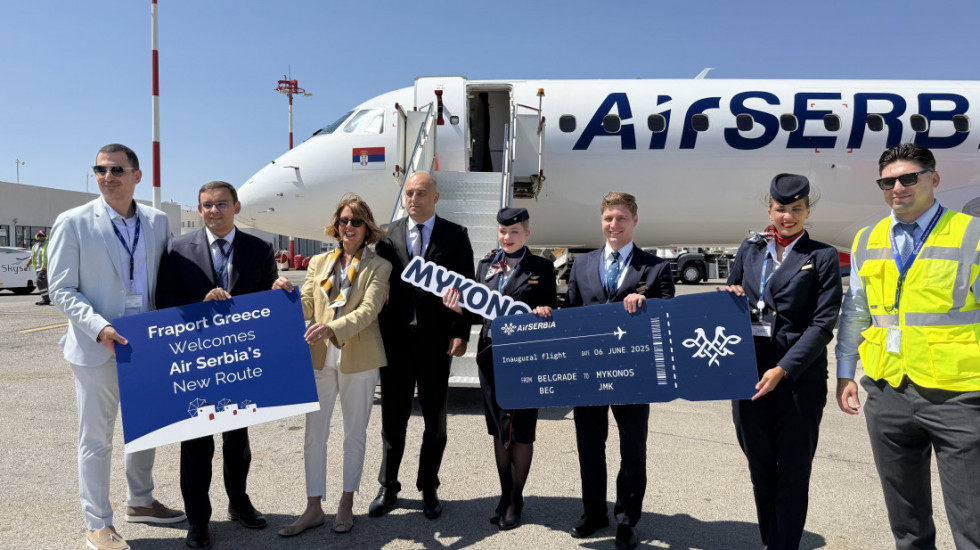 Mikonos - sedma destinacija Er Srbije u Grčkoj: Dva direktna leta nedeljno do kraja letnje sezone