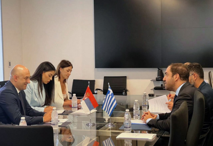 Ambasador Srbije u Atini sa grčkim ministrom za klimatsku krizu: "Srbija se među prvima odaziva pozivima u pomoć"
