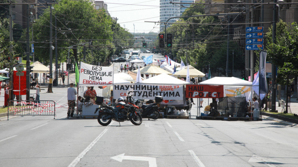 Protest "Pobunjenog univerziteta" ušao u četvrti dan: Organizatori blokade traže da budu ispunjena preostala dva zahteva
