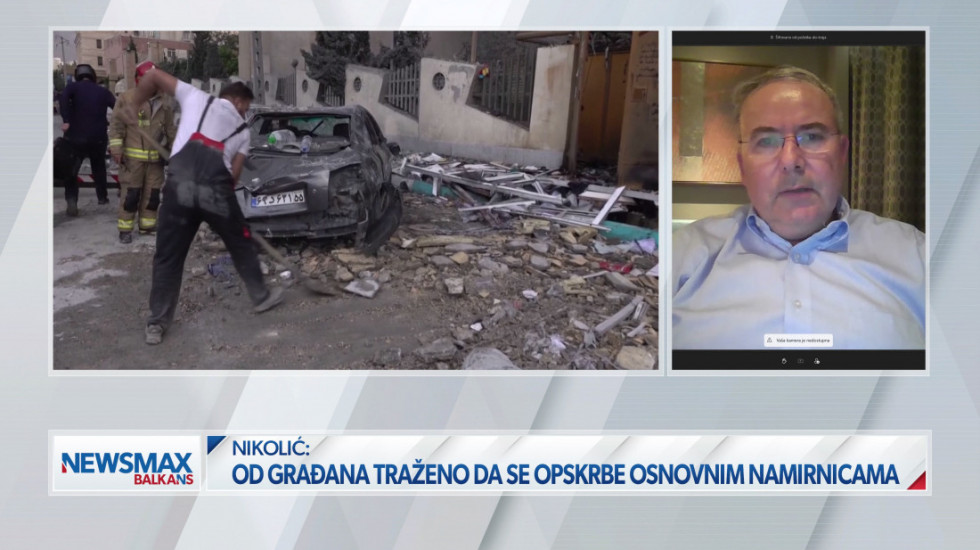 (VIDEO) "Rigorozne mere i napetost, na snazi zabrana okupljanja": Počasni konzul Srbije u Izraelu posle napada na Iran