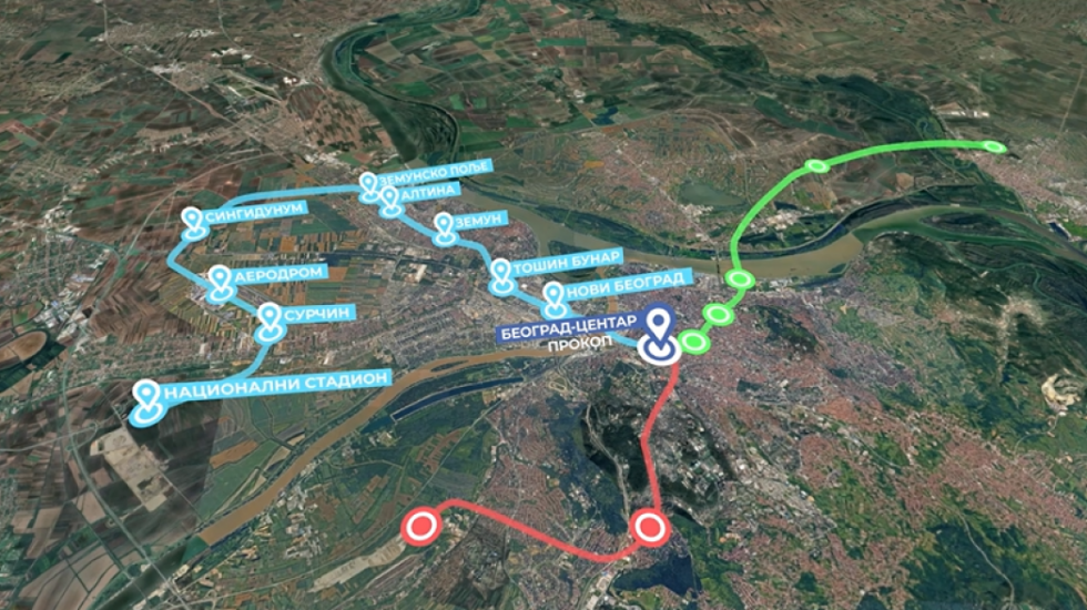 (VIDEO) Počela izgradnja pruge Zemun Polje - Nacionalni stadion u okviru projekta EXPO, završetak radova do kraja 2026.