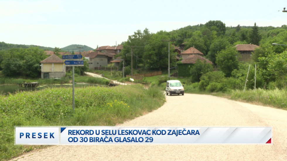 (VIDEO) Rekord u selu Leskovac kod Zaječara: Na lokalne izbore od upisanih 30, glasalo 29 birača