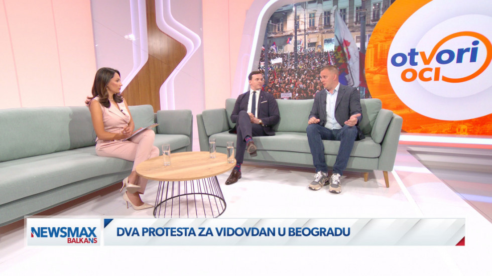 (VIDEO) Rasprava u studiju Newsmax: Da li se vlast ponaša odgovorno i šta se očekuje od studentskog protesta 28. juna