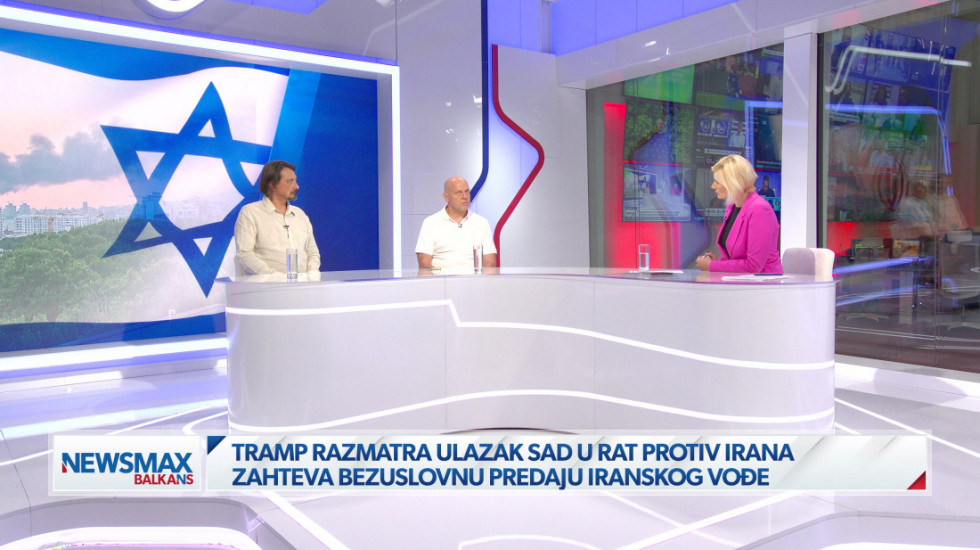 (VIDEO) Gosti Newsmax Balkans o mogućem ulasku SAD u rat: Tramp sebe smatra mirotvorcem, vojna intervencija je pogubna