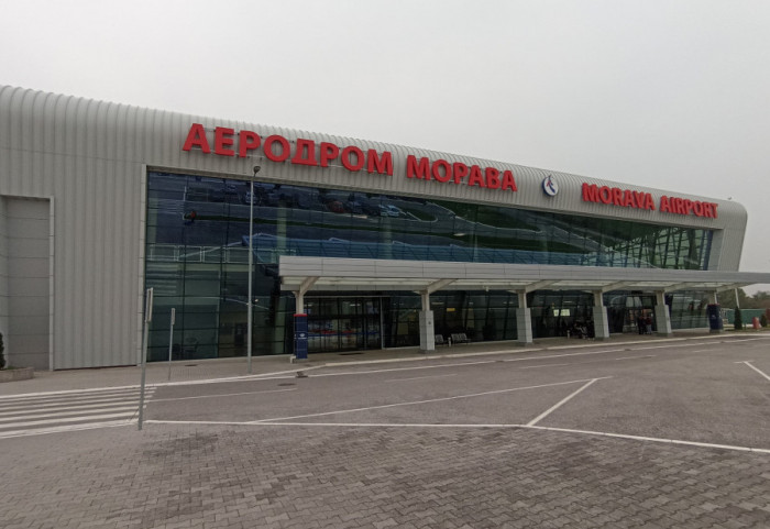 Sa aerodroma Morava uspostavljena linija ka Tivtu, dva puta nedeljno tokom leta