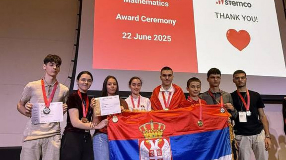 Srpski matematičari osvojili osam medalja na međunarodnoj olimpijadi u Singapuru