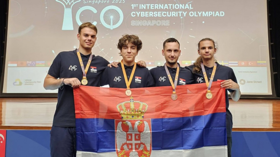 (FOTO) Mladi matematičari iz Srbije osvojili četiri medalje na Međunarodnoj olimpijadi iz sajber bezbednosti