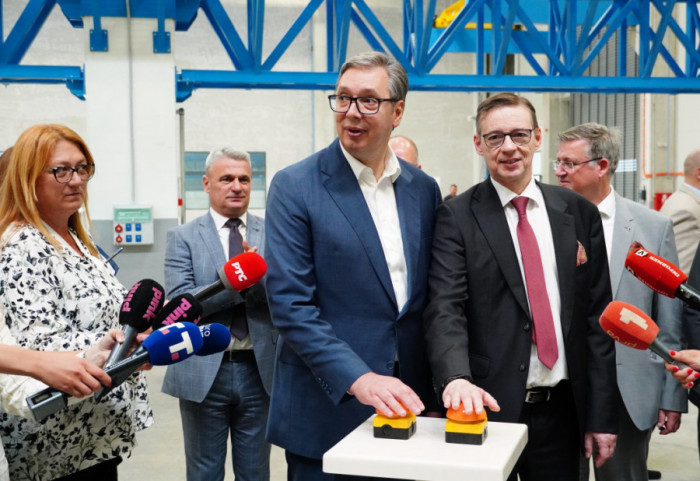 (FOTO) Otvorena fabriku PWO u Čačku: "Zaposlićemo do 800 radnika, narednih dana otvaranje deonice puta do Požege"