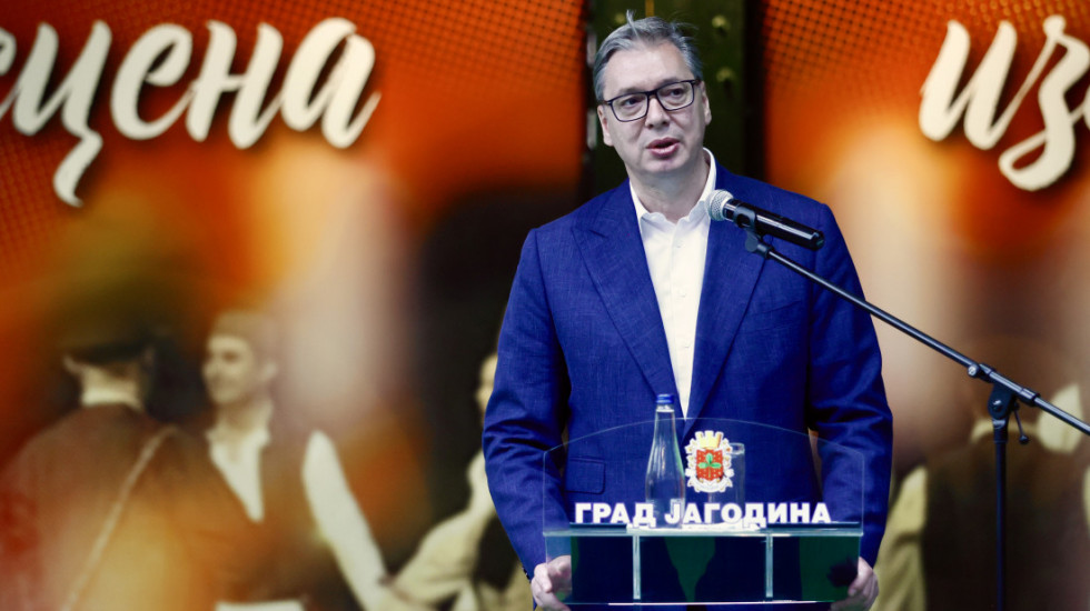 Vučić na otvaranju kompleksa Dragan Marković Palma: Ostavio je neizbrisiv trag u istoriji Jagodine i Pomoravlja
