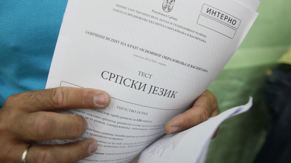 Probni završni ispit za osmake: Mali maturanti polažu test iz maternjeg jezika i predmeta po izboru