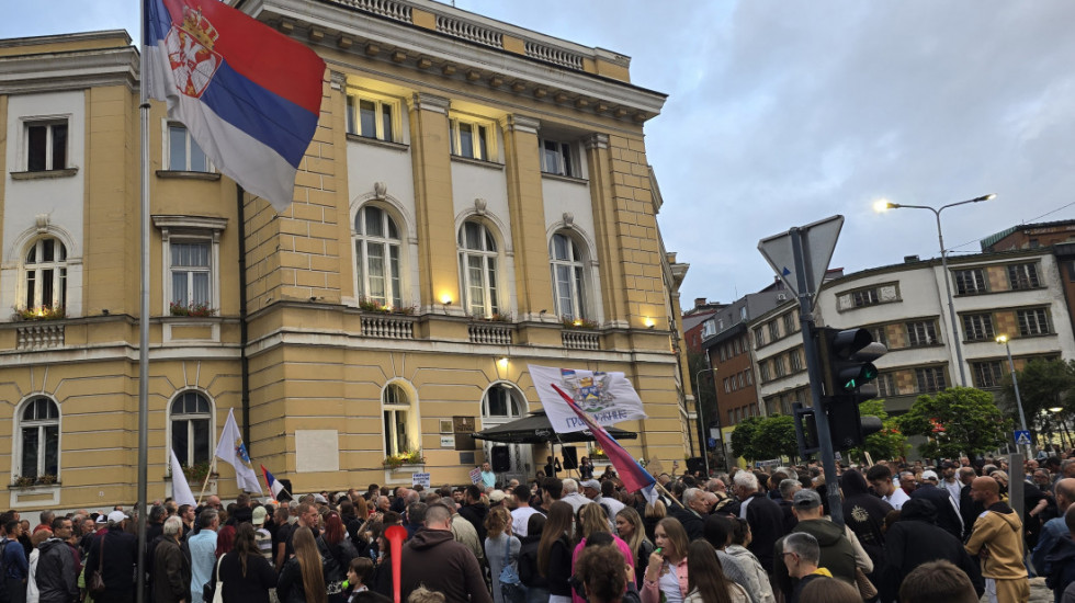 Protest u Užicu zbog sedmorice uhapšenih kojima je određen pritvor do 30 dana