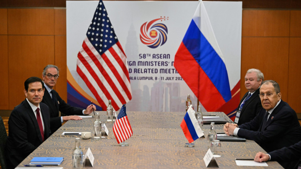 Lavrov i Rubio razgovarali o Ukrajini, američki državni sekretar preneo nezadovoljstvo Trampa