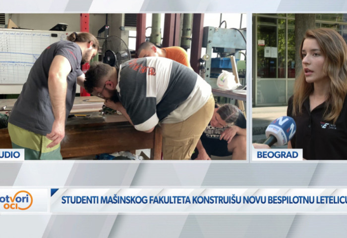 (VIDEO) Studenti Mašinskog fakulteta konstruišu letelicu, predstaviće je na međunarodnom takmičenju u Hamburgu