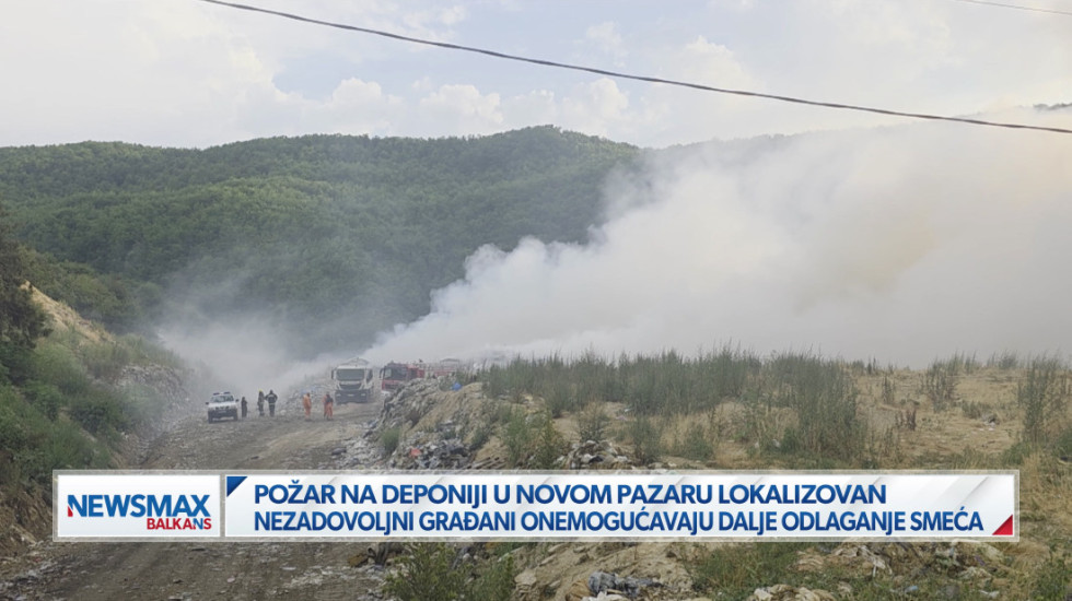 "Katastrofa, ovo u svetu nema": Novopazarci posle požara blokiraju put ka deponiji, smeće se danima gomila u gradu