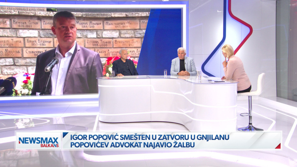 (VIDEO) Gosti Newsmax Balkans o hapšenju Popovića: "Zaustaviti sve pregovore sa Prištinom dok ne bude oslobođen"