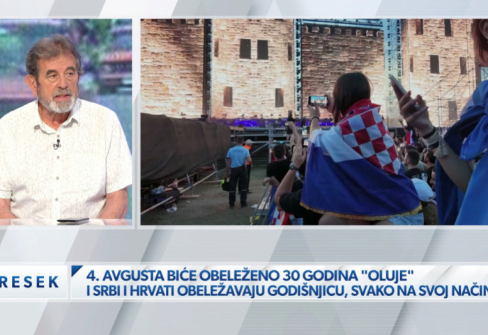 (VIDEO) Štrbac za Newsmax Balkans: Na Tompsonovom koncertu dve trećine mlađih od 30 nosilo obeležja NDH