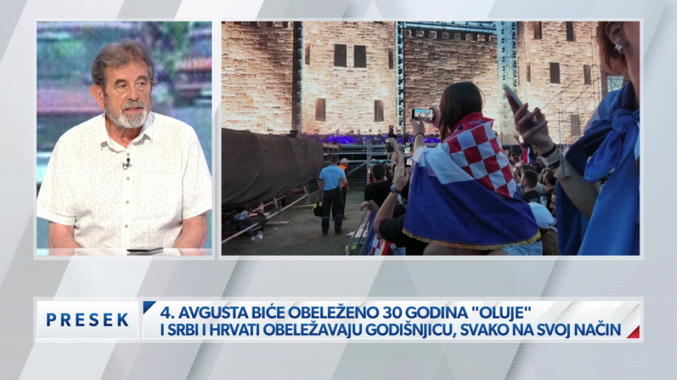 (VIDEO) Štrbac za Newsmax Balkans: Na Tompsonovom koncertu dve trećine mlađih od 30 nosilo obeležja NDH