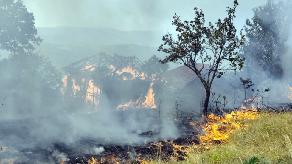 (FOTO) MUP: U Srbiji aktivno više od 100 požara, gasi ih 500 vatrogasaca, spaseno najmanje 10 osoba