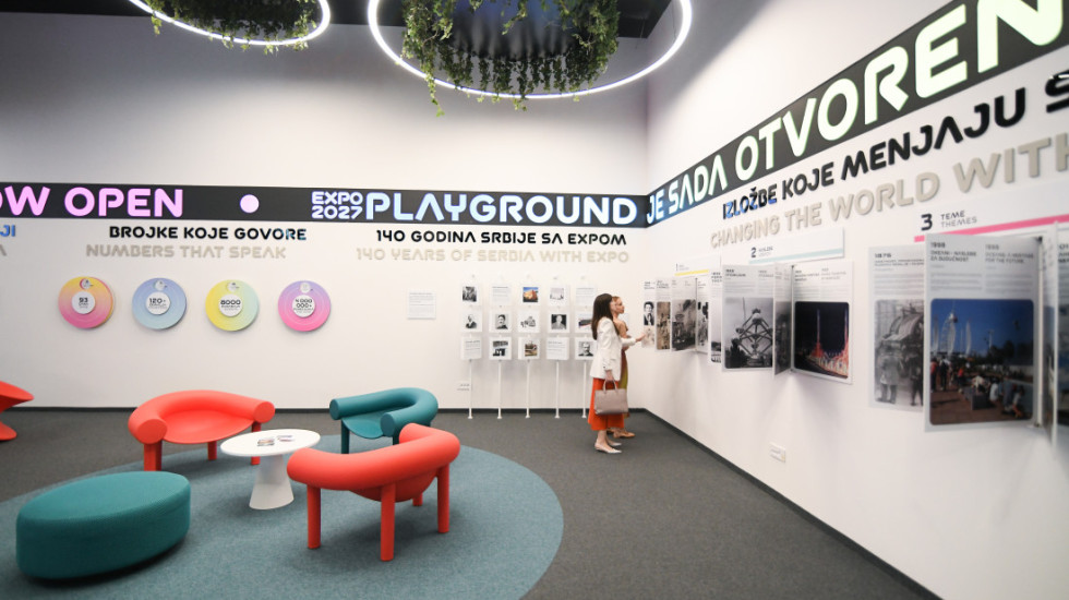(FOTO) U Hali 5 Beogradskog sajma za posetioce otvoren EXPO 2027 Playground