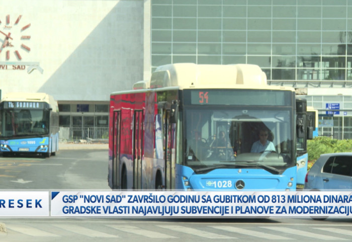(VIDEO) GSP Novi Sad preduzeće s najvećim gubicima: Građani se žale na kvalitet usluge, vlast najavljuje modernizaciju