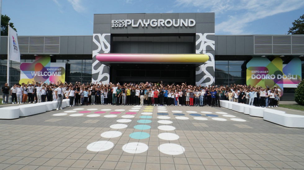 (FOTO) Mali ambasadori dijaspore zakoračili u svet budućnosti - EXPO 2027 Playground