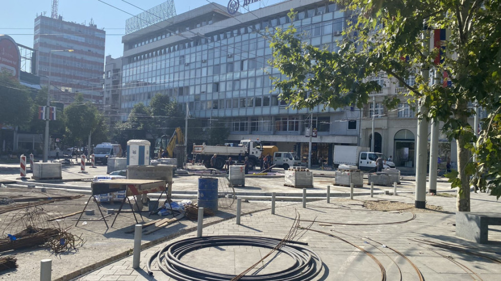 (FOTO/VIDEO) Centar Beograda u završnim radovima: Prestonica dobija još tri kružna toka i novi "simbol grada"
