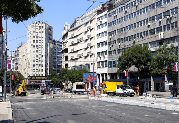 Sedam ulica u centru Beograd ponovo otvorene za saobraćaj, potez oko Trga Nikole Pašića ostaje i dalje zatvoren