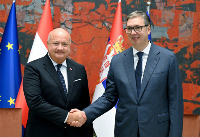 (FOTO) Vučić na sastanku sa kancelarom Štokerom: "Austrija potvrdila učešće na EXPO 2027"