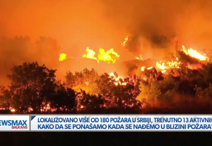 (VIDEO) U poslednja 24 sata u Srbiji lokalizovano više od 180 požara, trenutno 13 aktivnih