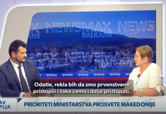 (VIDEO) Ministarka obrazovanja Severne Makedonije: Rekordan budžet i reforme za bolje škole i fakultete