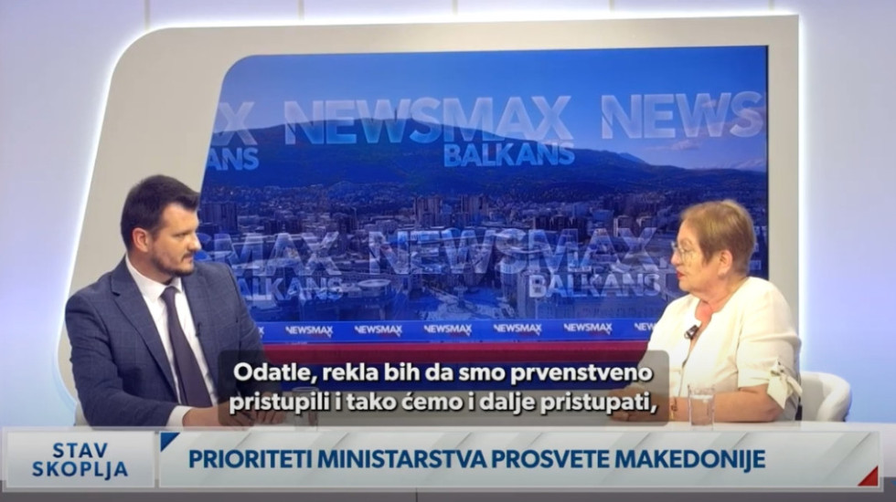 (VIDEO) Ministarka obrazovanja Severne Makedonije: Rekordan budžet i reforme za bolje škole i fakultete