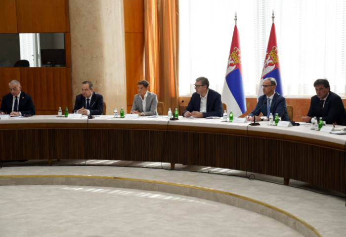 Počela sednica Saveta za nacionalnu bezbednost, predsedava predsednik Srbije Aleksandar Vučić