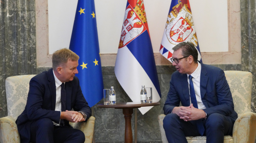 (FOTO) Vučić se sastao sa Sorensenom: Dijalog vratiti na obavezu formiranja ZSO i zaštitu prava Srba