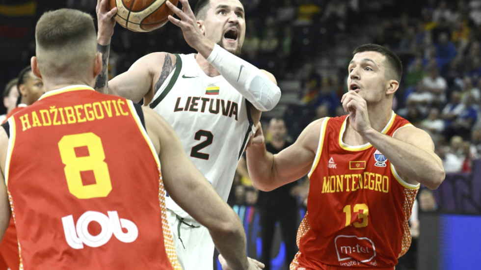 Litvanija savladala Crnu Goru na Evropskom prvenstvu