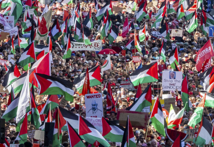 Održan protest podrške Palestini u Briselu, bilo više od 100.000 ljudi na ulicama