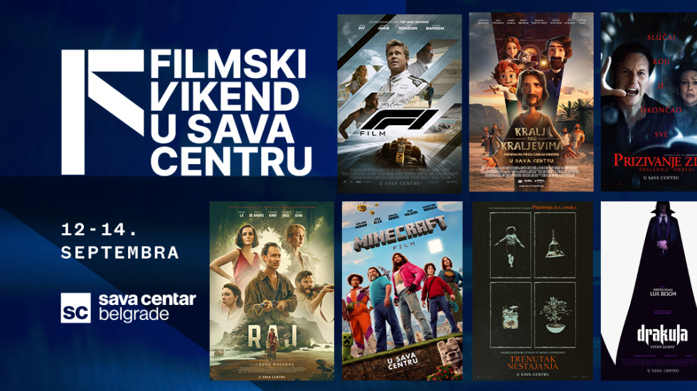 Filmski vikend u Sava Centru: Blokbasteri godine i svetske premijere u Plavoj dvorani