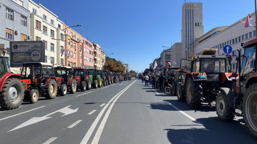 Privedene četiri osobe koje su učestvovale u incidentu na protestu poljoprivrednika