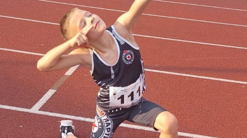 Eight-Year-Old Viktor from Leskovac Has Won Over 50 Medals in Athletics, His Role Model Is Bolt
