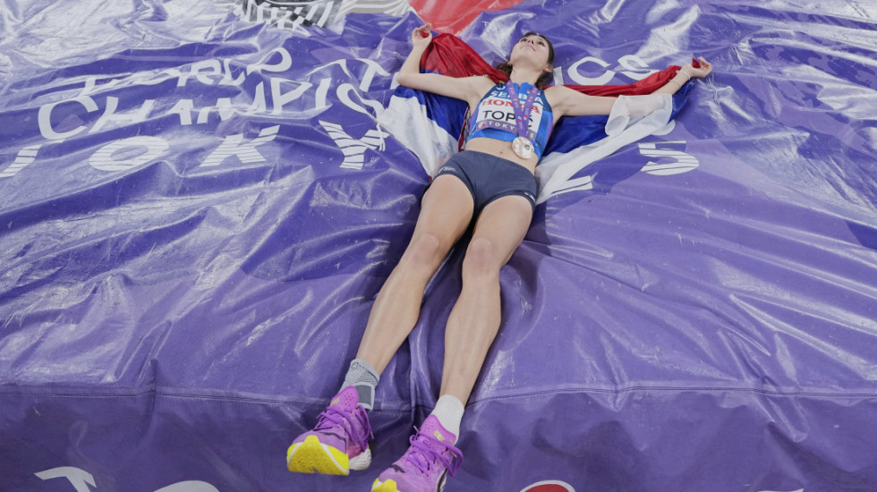 Angelina Topić oborila državni rekord u skoku uvis u dvorani: Preskočila 1,98 metara