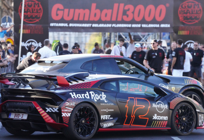 (FOTO) Gumball 3000: Reli karavan sa više od 100 superautomobila u Beogradu, gost fudbaler Patris Evra
