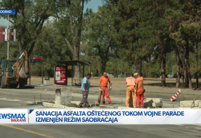 Kako teku radovi u Bulevaru Nikole Tesle: Postavlja se novi asfalt, vraćaju se uklonjena ostrva