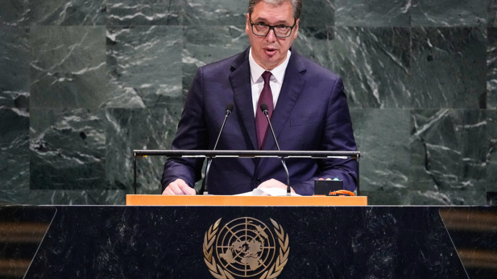 Vucic Addresses UNGA: Kosovo and Metohija Is an Inseparable Part of Serbia, the Main Pillar of Its Identity and Culture