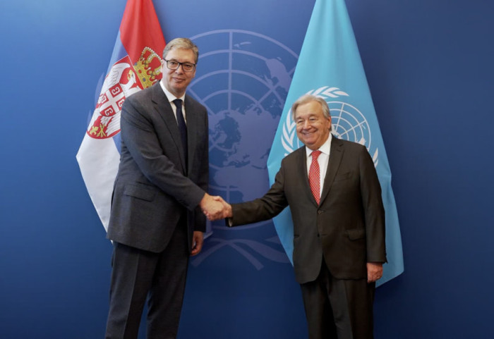 Predsednik Vučić se sastao sa Antoniom Guterešom: Razgovor o KiM, regionalnim prilikama, ulozi UN