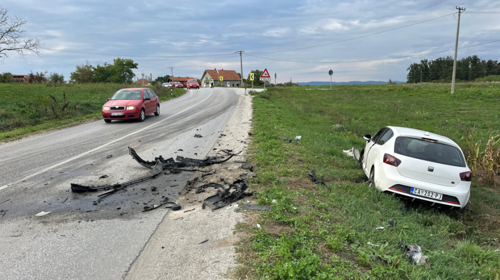 (FOTO Udes na putu Čačak-Kraljevo: Povređeni žena i muškarac