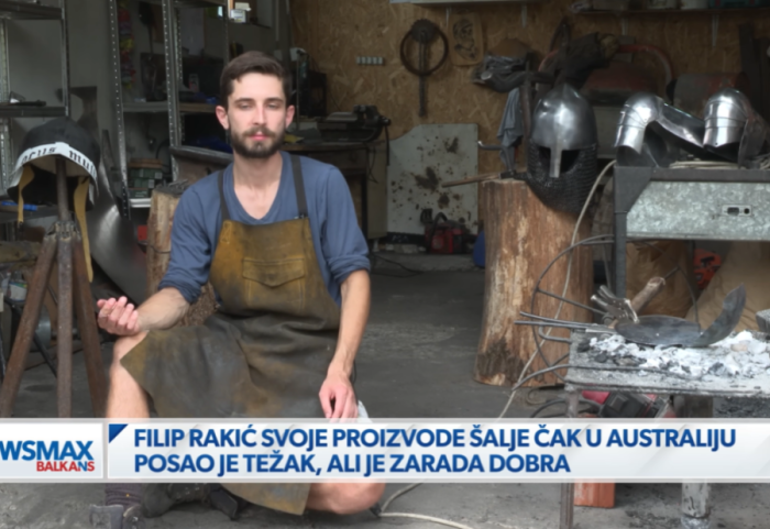 Filip izrađuje srednjovekovne oklope: Spojio hobi i ljubav prema istoriji, danas narudžbine stižu iz Australije