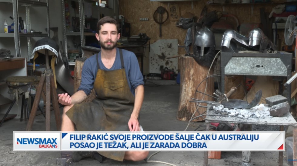 Filip izrađuje srednjovekovne oklope: Spojio hobi i ljubav prema istoriji, danas narudžbine stižu iz Australije