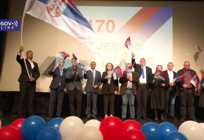 (FOTO) Predizborni skup Srpske liste u Zubinom Potoku: Jedan glas, jedan narod, jedna istina